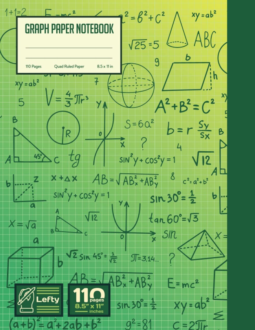 Graphic Paper Math Green