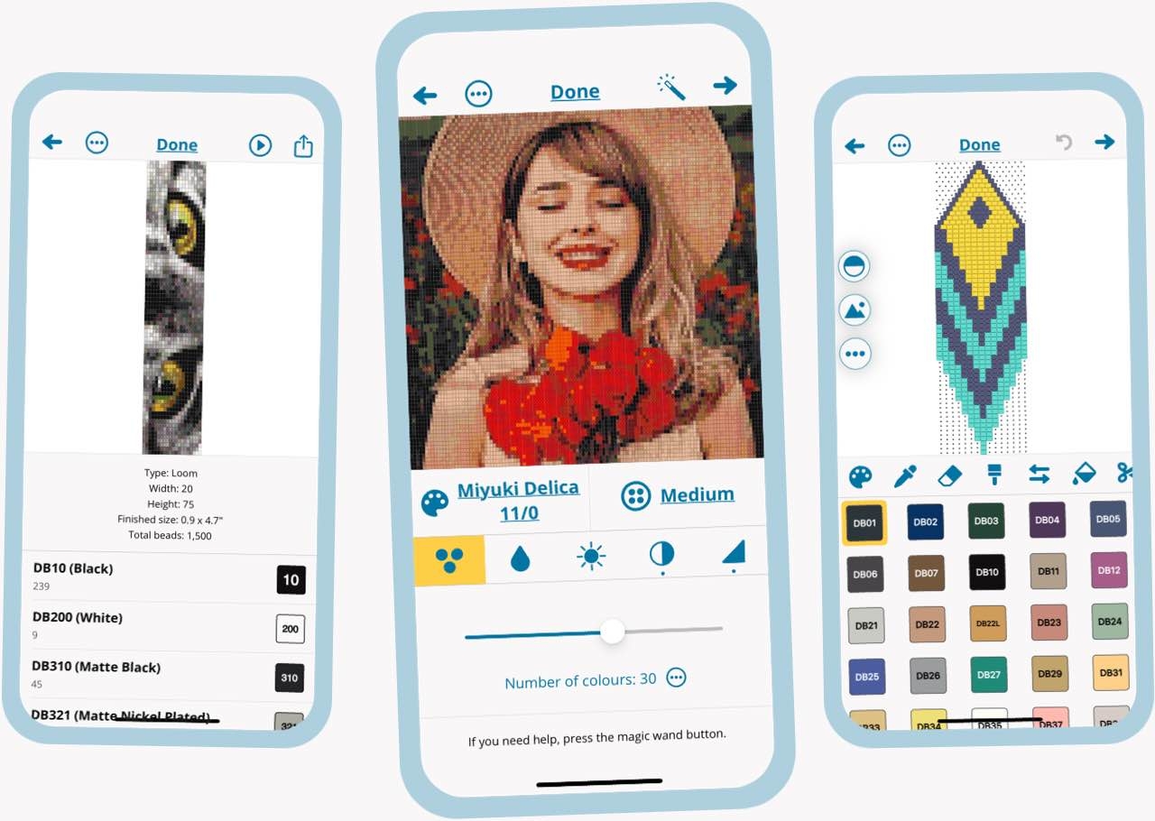 Loomerly The Best Seed Bead Pattern Maker App Design Create
