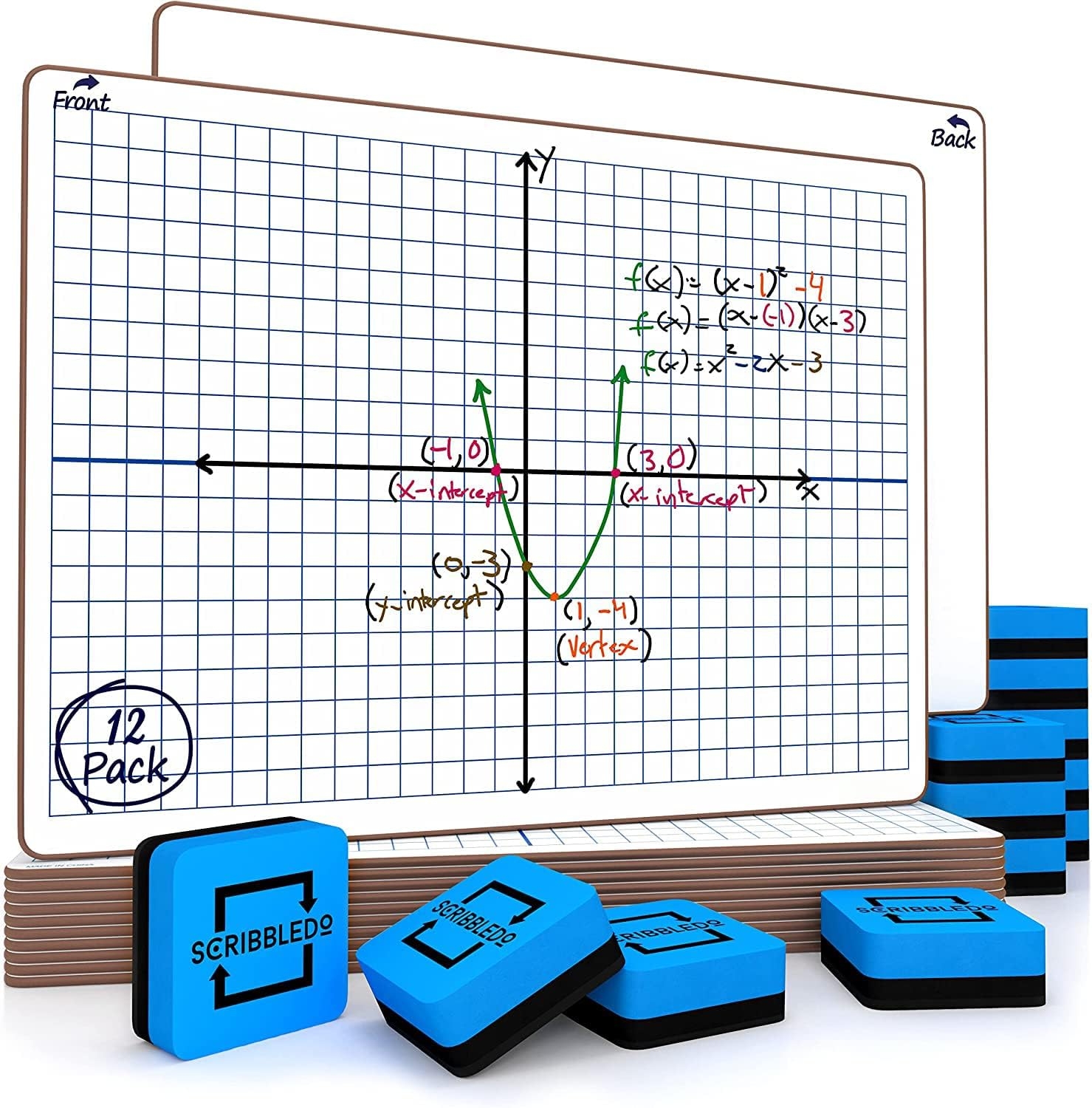 Large Coordinate Plane Graph Paper