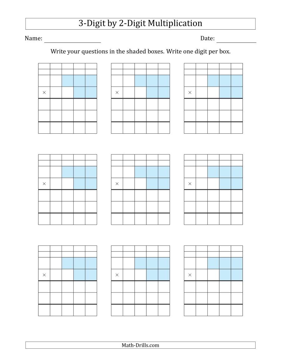 Printable Graph Paper For Multiplication Printable Graph Paper For Multiplication