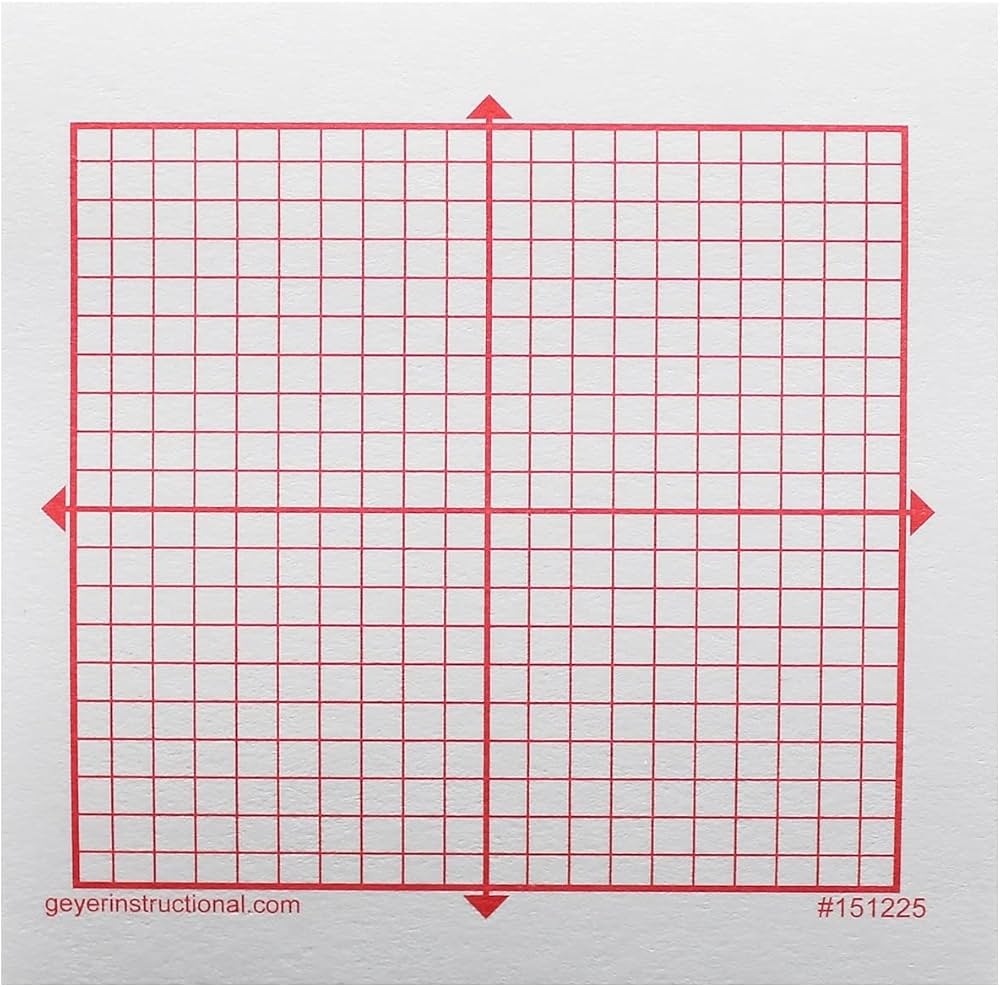 Math Sticker Graph Stickers 500 Sheets With XY Axis 3 75 x3 75 White Black Graph Paper Bulk