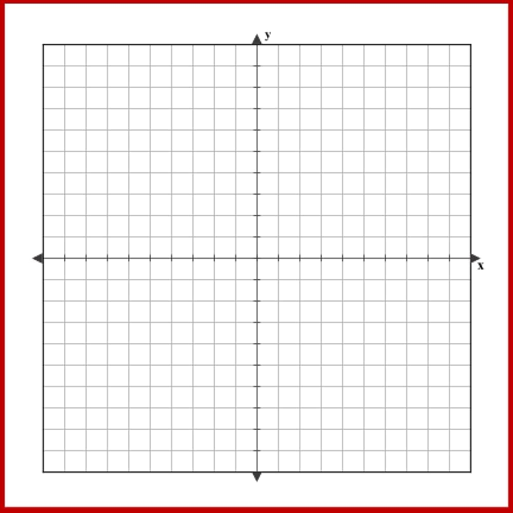 Mini Graph Paper Graph Paper Notebook With X Y Axis Coordinate 4 X 4 1 4
