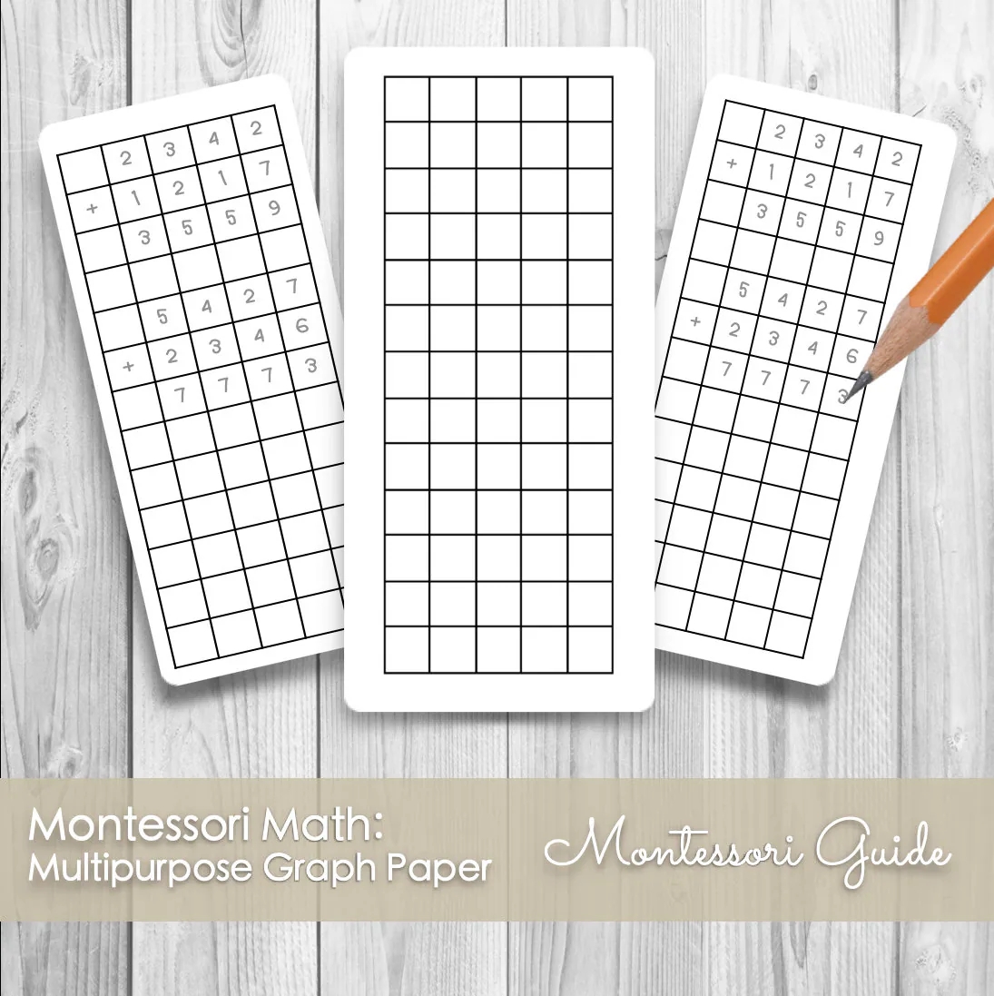 Montessori Graph Paper Etsy Montessori Graph Paper Etsy