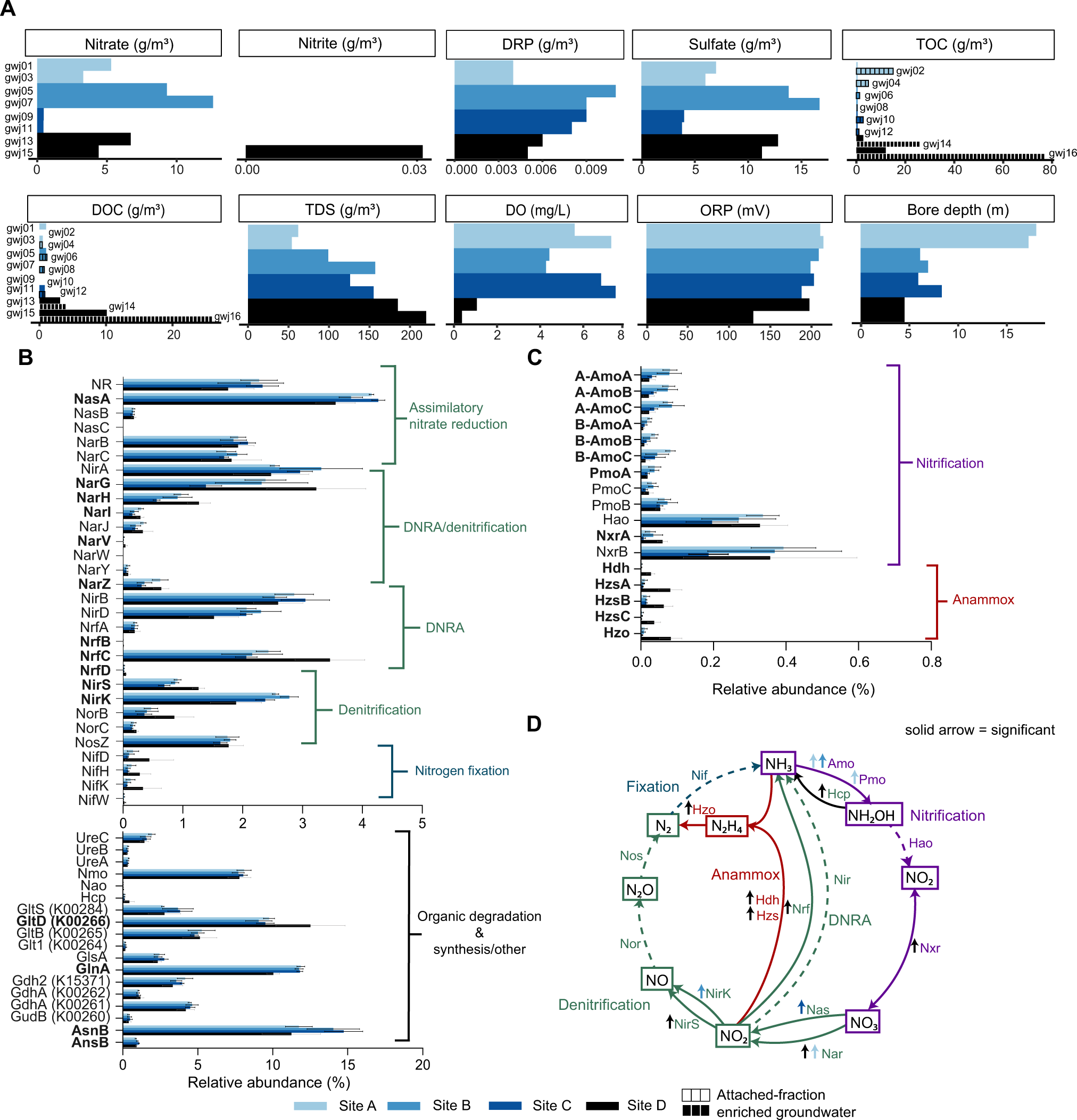 Nitrogen Cycling And Microbial Cooperation In The Terrestrial Subsurface The ISME Journal