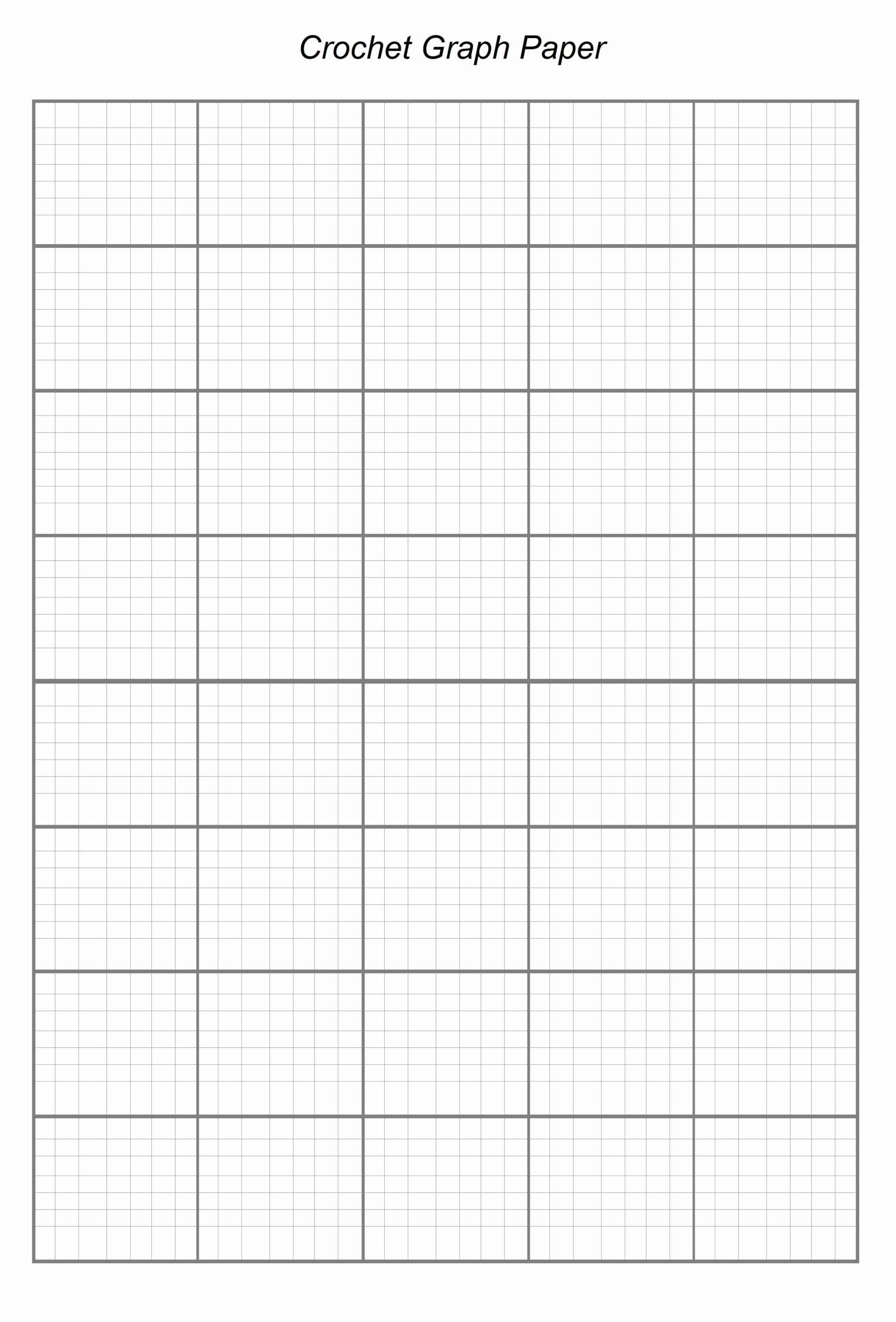 Online Printable Crochet Graph Paper Template Online Printable Crochet Graph Paper Template