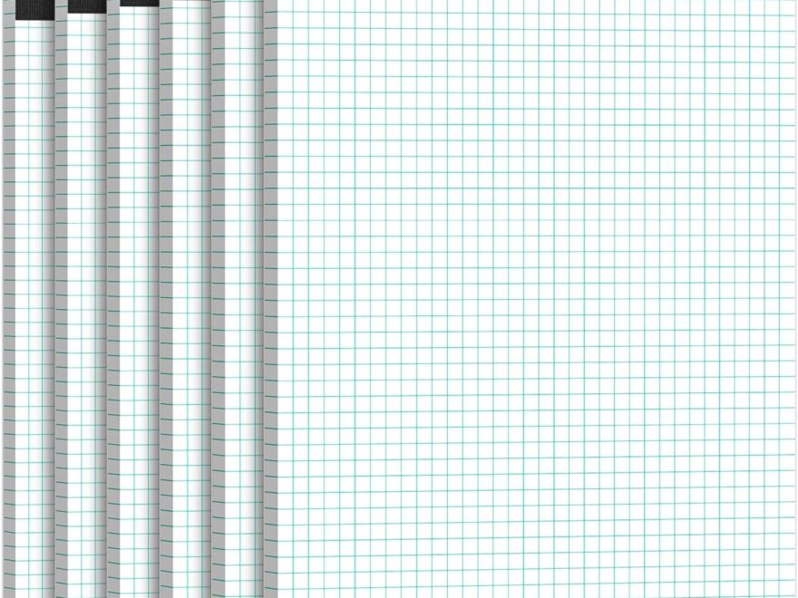 Papel Cuadriculado Graph Paper Notebook 12 Pack 4x4 Quad Ruled 8 5x11 50 Sheets Per Pad Grid Pad Paper