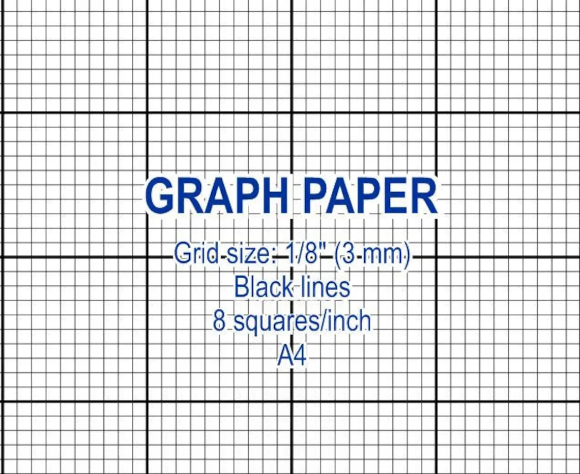 8.5x11 Graph Paper Printable Free