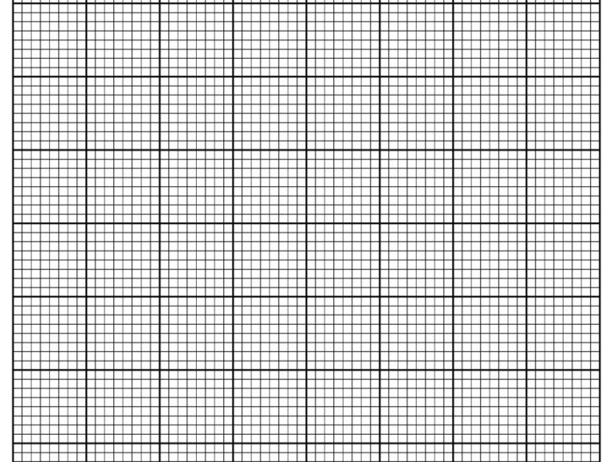 Perfectly Scaled And Precise Printable Graph Paper 1 6 Inch 6 Lines Per Inch With 1 Inch Grid Etsy