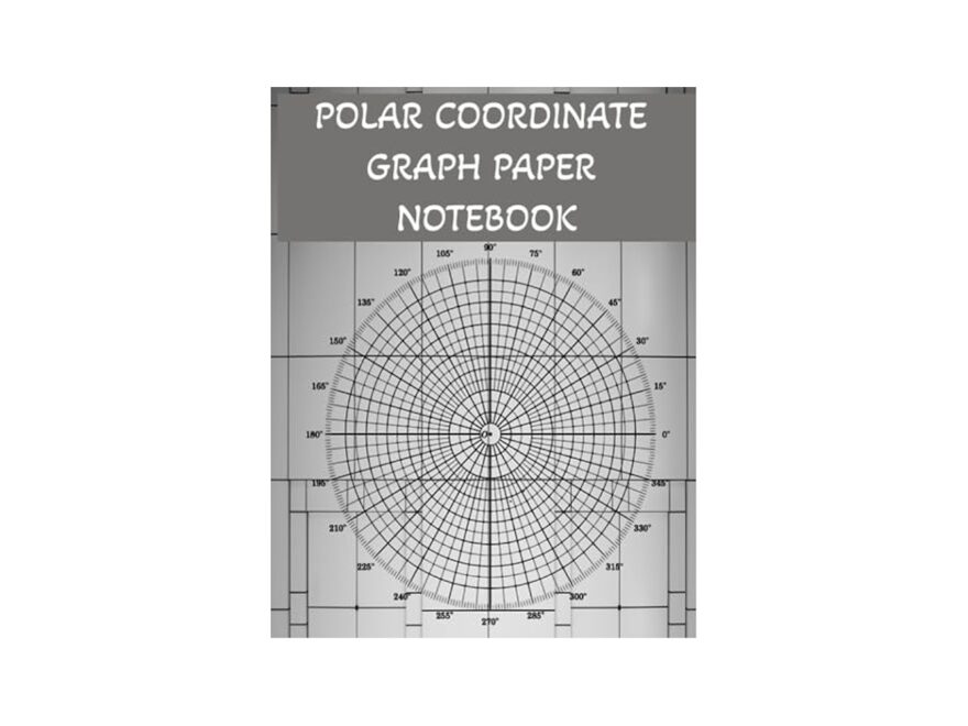 Polar Coordinate Paper Notebook Circular Grid Sketchbook With Polar Coordinate Graph Paper Fofana Moussa Amazon Books