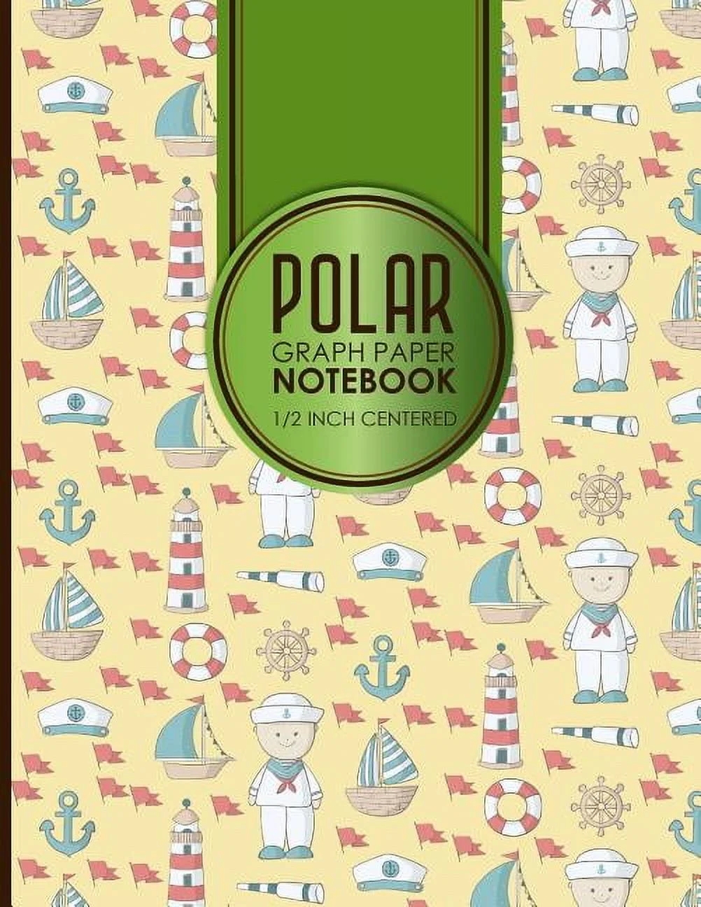 Polar Graph Paper Notebooks 1 2 Inch Centered Polar Graph Paper Notebook 1 2 Inch Centered Polar Coordinates Polar Sketchbook Cute Navy Cover 8 5 X 11 100 Pages Paperback Walmart Business Supplies