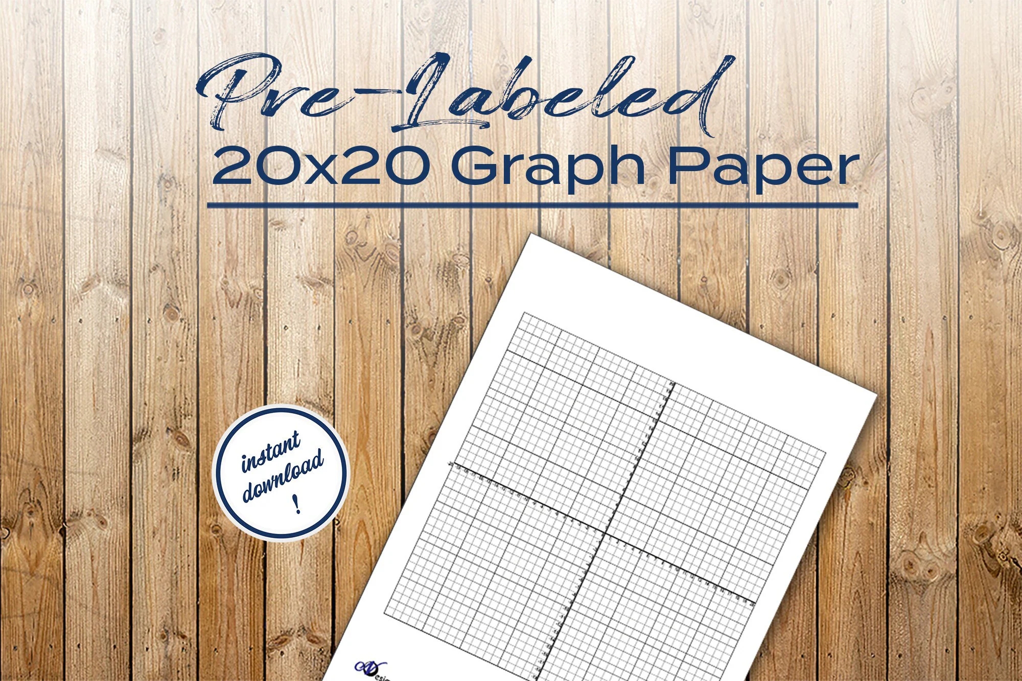 Pre labeled Graph Paper 20 To 20 Etsy Pre labeled Graph Paper 20 To 20 Etsy