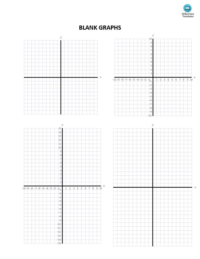 Printable Graph Paper Quadrant 1