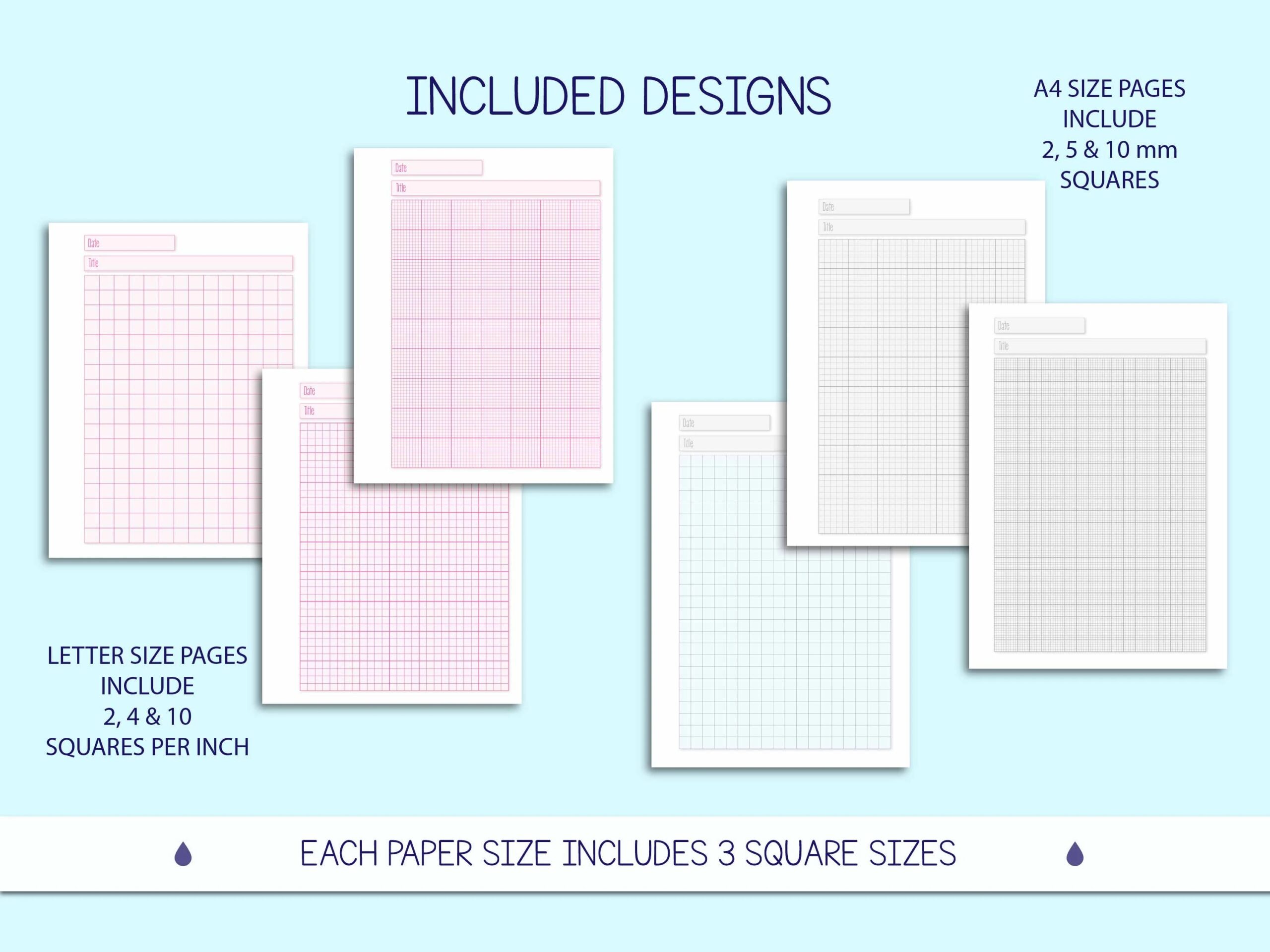 Printable Graph Paper Title Printable Graph Paper Title