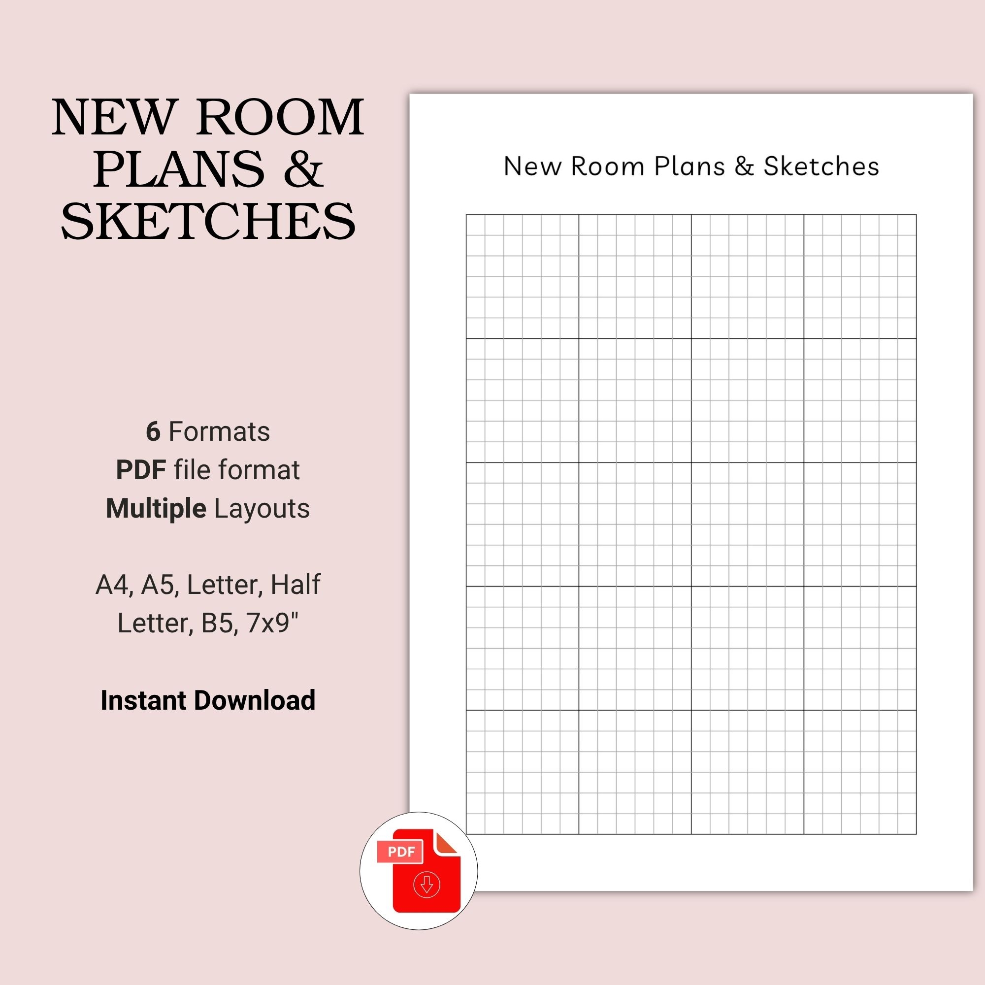 Printable Graph Paper For Room Layout