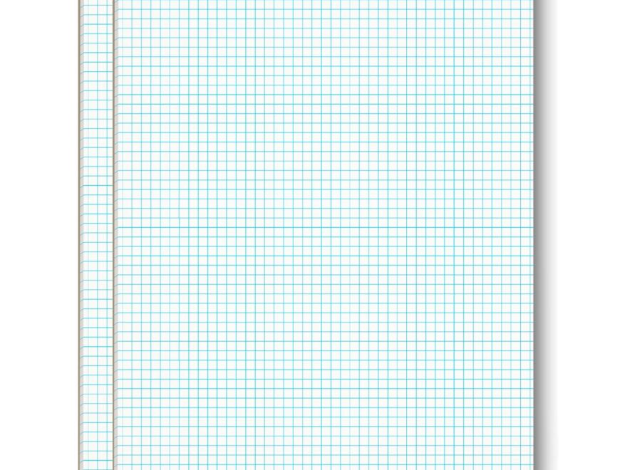 Printable PDF Mr Pen Graph Paper Grid Paper 4x4 4 Squares Per Inch 17x11 4x4 Graph Paper