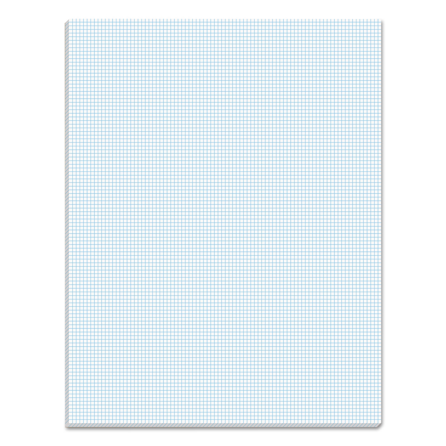 Quadrille Pads 10 Squares Inch 8 1 2 X 11 White 50 Sheets Short And Simple Supplies