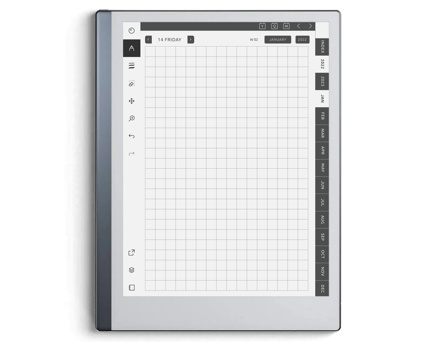 ReMarkable Daily Notes 2025 2026 Get Your Planner Template PDF