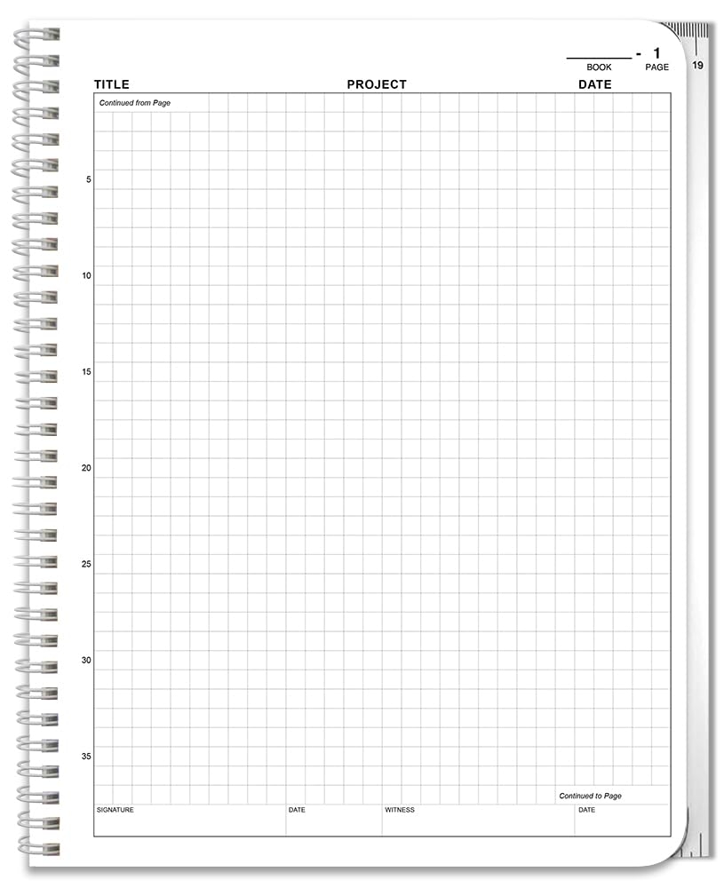 Science Notebook 4 Pack Carbonless Lab Notebooks 8 5x11 Grid Paper For Science Experiments Student Lab Notebook Chemistry
