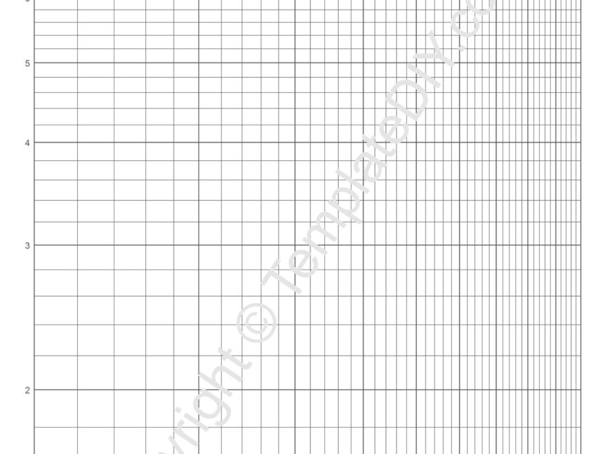 Semi Log Graph Paper Grid Paper Printable Template In PDF