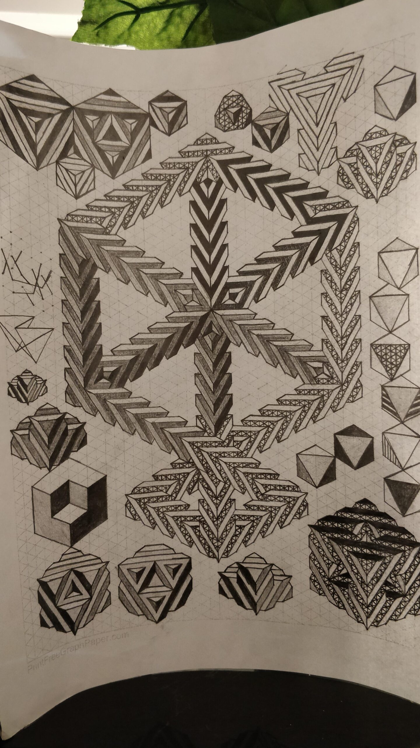 Impossible Drawings On Graph Paper