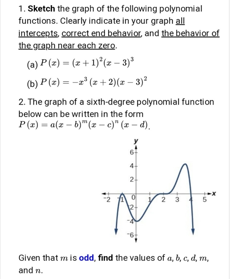 Solved Sketch The Graph Of The Following Chegg