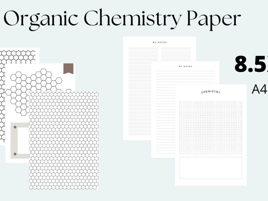 Student Lab Notebook Organic Chemistry Hexagonal Graph Paper 1 4 Worksheets Library
