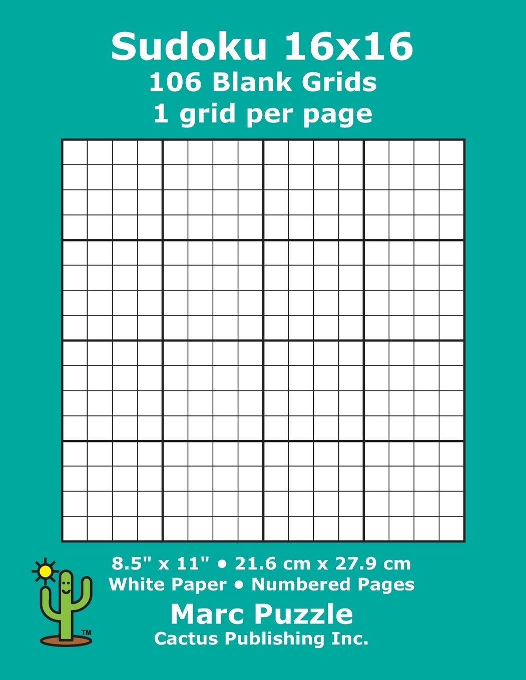 Sudoku 16x16 106 Blank Grids 1 Grid Per Page 8 5 X 11 216 X 279 Mm White Paper Page Numbers Number Place Su Doku Nanpure 16 X 16 Puzzle Template Boards Sudoku 16x16 106 Blank Grids 1 Grid Per Page 8 5 X 11 216 X 279 Mm White Paper Page Numbers Number Place Su Doku Nanpure 16 X 16 Puzzle Template Boards