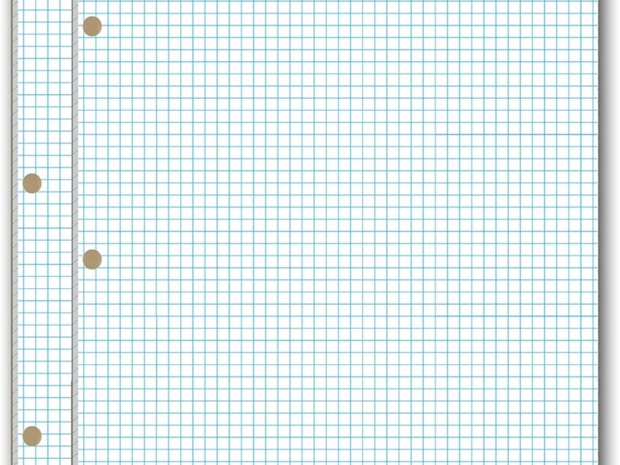 Template Free Mr Pen Graph Paper Pad 4x4 Grid 17x11 22 Sheets Mr Pen 4x4 Paper