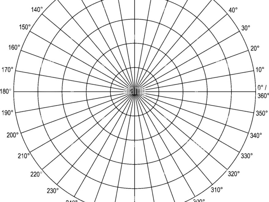 Tracing Paper 500 Ream Radian Circle Grids 1 4 Spacing 500 Double Sided Sheets 3 Hole Punched Polar Graph Paper