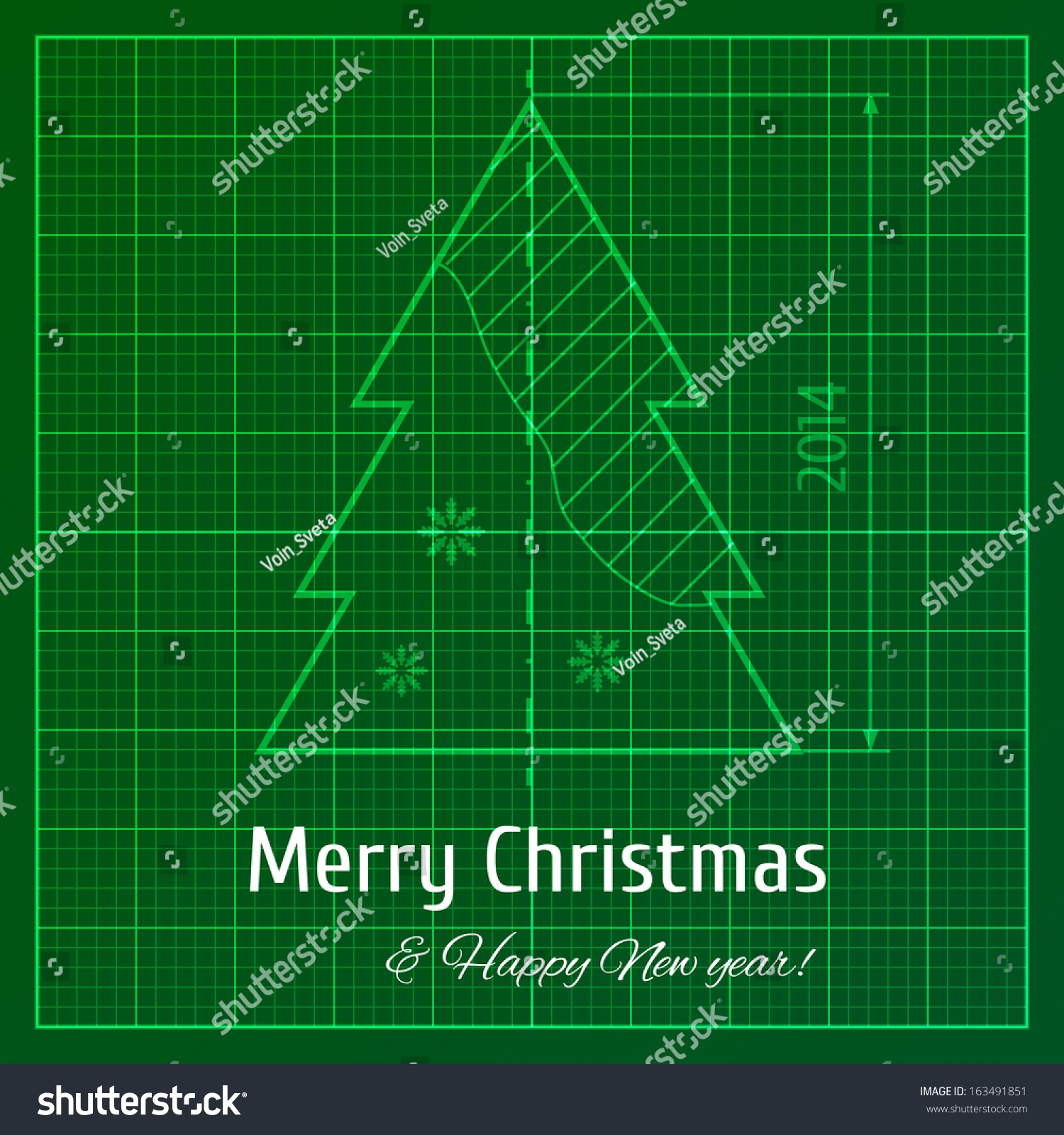 Vector Illustration Green Graph Paper Print Stock Vector Royalty Free 163491851 Shutterstock