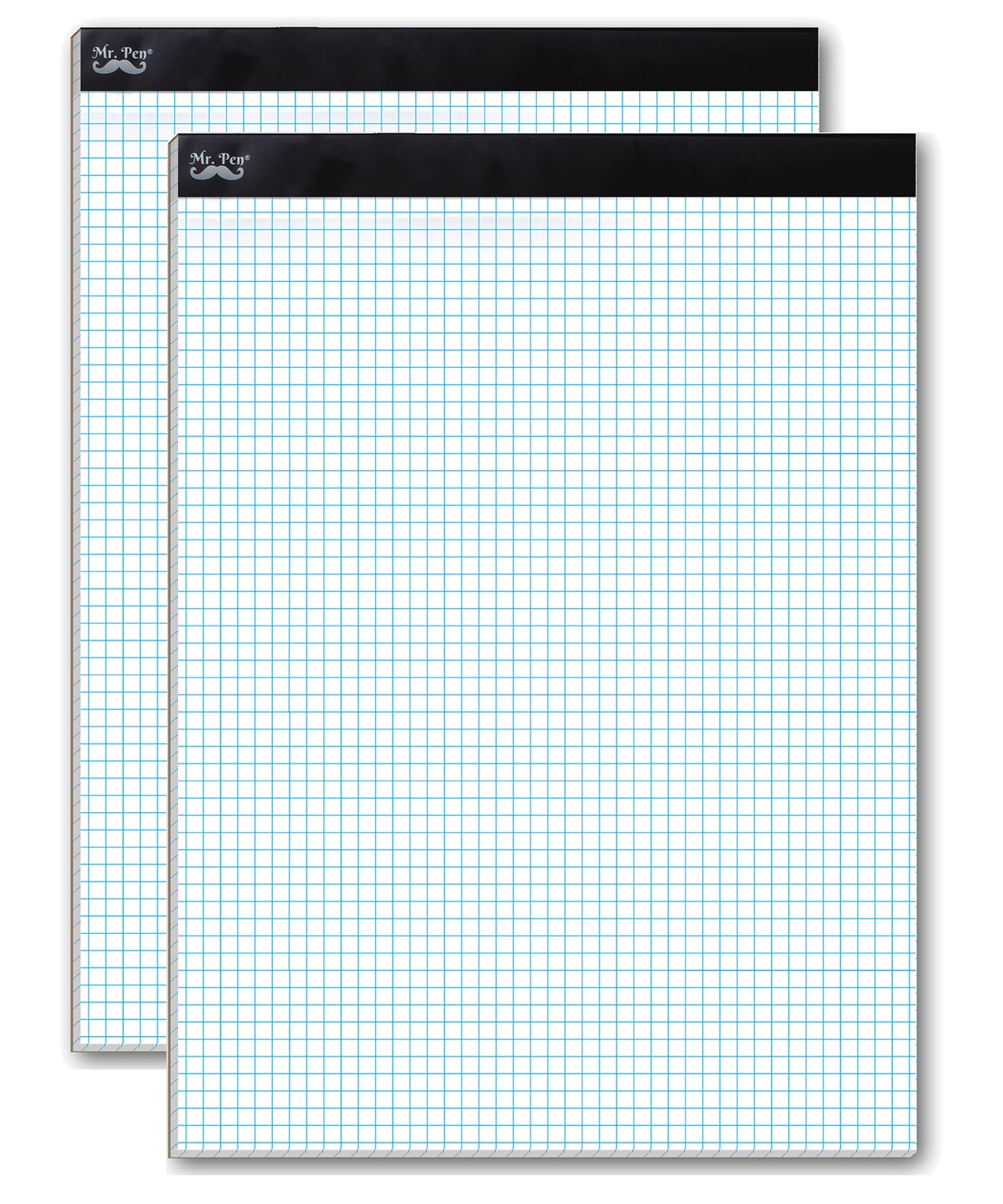 Wide Ruled Paper 8 5 X 11 75 Inch Graph Paper Grid Paper Pad 2 Pack Of 50 Sheets White A3 Drawing Paper